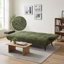 Load image into Gallery viewer, 23787-fowey-3-seater-sofa-bed-green-2604022