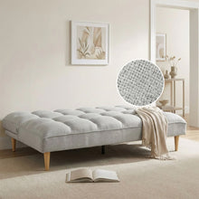 Load image into Gallery viewer, Barton 3 Seater Sofa Bed - Light Grey