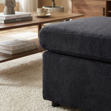 Load image into Gallery viewer, Amy 3 Seater Sofa Bed with Storage - Black
