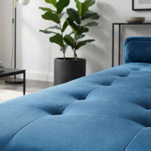 Load image into Gallery viewer, Alaina Velvet 3 Seater Sofa - Blue