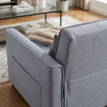 Load image into Gallery viewer, Vida 2 Seater Sofa Bed - Grey