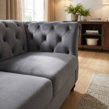 Load image into Gallery viewer, Emily Velvet 2 Seater Sofa – Grey