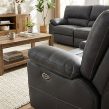 Load image into Gallery viewer, 23025-kingston-electric-recliner-corner-sofa-grey-2604067