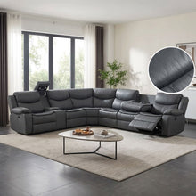 Load image into Gallery viewer, Mandan Electric Recliner Corner Sofa - Grey