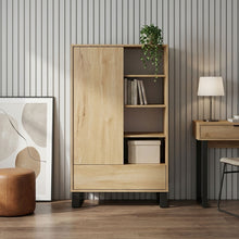 Load image into Gallery viewer, 22108-frohna-bookshelf-cabinet-with-drawer-oak-2604064