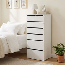 Load image into Gallery viewer, Payette 6 Drawer Wardrobe - White