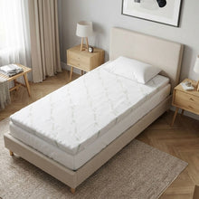 Load image into Gallery viewer, 23030-betalife-5-zone-gel-infused-memory-foam-mattress-topper-single-2604074