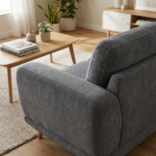 Load image into Gallery viewer, Tova Chenille 3 Seater Sofa - Dark Grey
