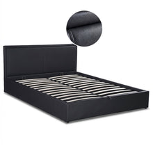 Load image into Gallery viewer, Panelux Queen Gas Lift Bed Frame - Black