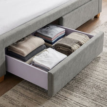 Load image into Gallery viewer, Oasis Queen Bed Frame with 4 Drawers - Grey