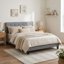 Load image into Gallery viewer, Blane Double Bed Frame - Grey