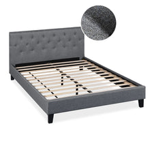 Load image into Gallery viewer, Blane Double Bed Frame - Dark Grey