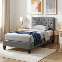 Load image into Gallery viewer, Blane Single Bed Frame - Dark Grey