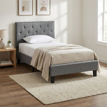 Load image into Gallery viewer, Blane Single Bed Frame - Dark Grey