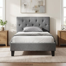 Load image into Gallery viewer, Blane Single Bed Frame - Dark Grey