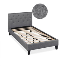 Load image into Gallery viewer, Blane Single Bed Frame - Dark Grey