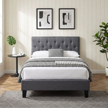 Load image into Gallery viewer, Blane King Single Bed Frame - Dark Grey