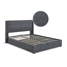 Load image into Gallery viewer, Oasis Queen Gas Lift Bed Frame - Dark Grey