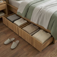 Load image into Gallery viewer, 22780-harris-double-wooden-bed-frame-with-storage-oak-2604092