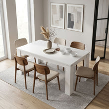 Load image into Gallery viewer, Azar Dining Table Rectangle 160 x 80cm - White