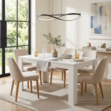 Load image into Gallery viewer, Azar Dining Table Rectangle 160 x 80cm - White