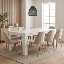 Load image into Gallery viewer, Azar Dining Table Rectangle 180 x 90cm - White