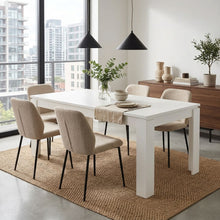 Load image into Gallery viewer, Azar Dining Table Rectangle 180 x 90cm - White