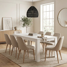 Load image into Gallery viewer, Azar Dining Table Rectangle 180 x 90cm - White