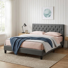 Load image into Gallery viewer, 22229-blane-king-bed-frame-dark-grey-2604091