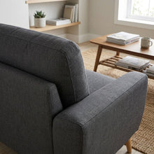 Load image into Gallery viewer, Suki Linen 3 Seater Sofa - Dark Grey