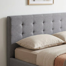 Load image into Gallery viewer, Abigail Queen Gas Lift Bed Frame - Grey