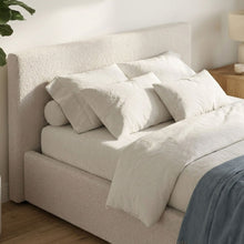 Load image into Gallery viewer, Lifteo Boucle Queen Gas Lift Bed Frame - Beige