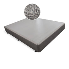 Load image into Gallery viewer, Vinson Fabric Double Bed Base - Grey