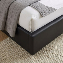 Load image into Gallery viewer, Purova PU Queen Gas Lift Bed Frame – Black