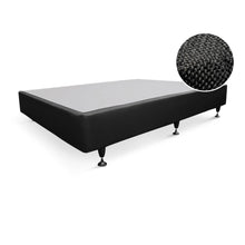 Load image into Gallery viewer, Vinson Fabric Double Bed Base - Black
