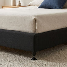 Load image into Gallery viewer, Vinson Fabric Double Bed Base - Black