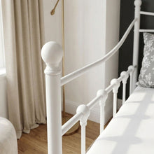 Load image into Gallery viewer, 23023-23023a-hartz-single-metal-trundle-bed-frame-white-2604101