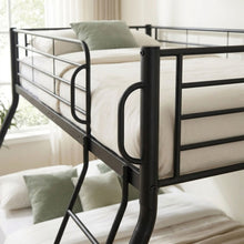 Load image into Gallery viewer, 23008-dobson-metal-triple-bunk-bed-black-2604102