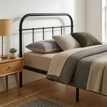 Load image into Gallery viewer, 23010-taylor-single-metal-bed-frame-black-2604102