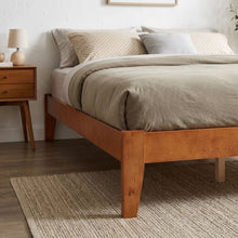 Load image into Gallery viewer, 21480-meri-queen-wooden-bed-frame-oak-2604132