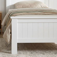 Load image into Gallery viewer, 22763-jamie-single-wooden-bed-frame-white-2604132