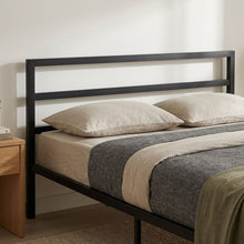 Load image into Gallery viewer, Dowe Double Metal Bed Frame - Black