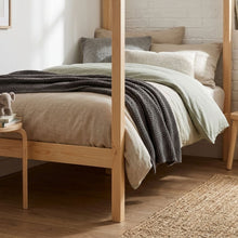 Load image into Gallery viewer, 22244-mayon-single-wooden-house-bed-frame-oak-2604131