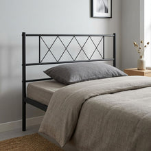 Load image into Gallery viewer, 23643-picton-king-single-metal-bed-frame-black-2604136