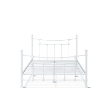 Load image into Gallery viewer, 23648-gingera-double-metal-bed-frame-white-2604134