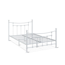 Load image into Gallery viewer, 23648-gingera-double-metal-bed-frame-white-2604133