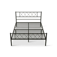 Load image into Gallery viewer, 23644-picton-double-metal-bed-frame-black-2604134
