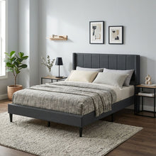 Load image into Gallery viewer, Linden Double Bed Frame - Dark Grey