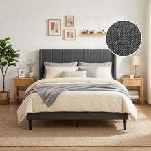 Load image into Gallery viewer, Linden Double Bed Frame - Dark Grey
