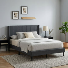 Load image into Gallery viewer, Linden Double Bed Frame - Dark Grey